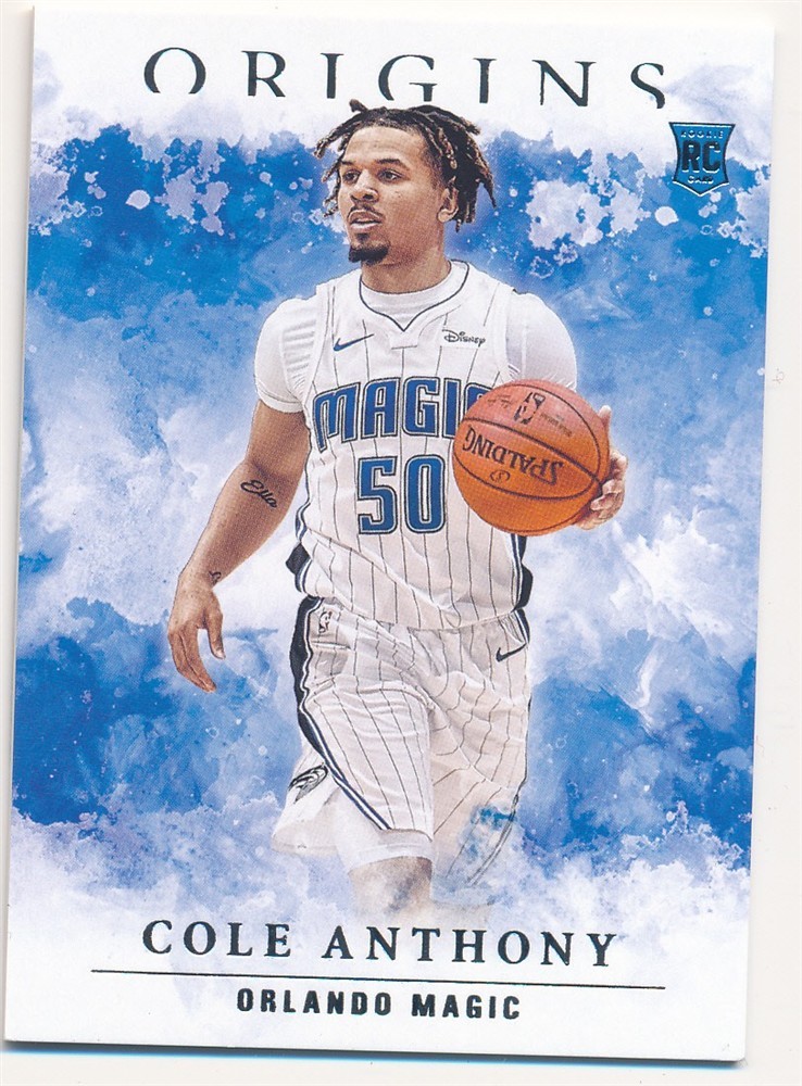COLE ANTHONY 2020-21 PANINI ORIGINS #85 RC ROOKIE ORLANDO MAGIC MINT