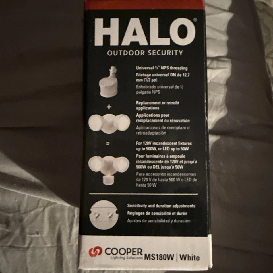 Cooper Lighting/Regent Replacement Motion Activated Sensor - White  - Image 2 of 2