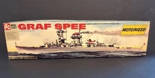 1959 ITC Model Craft WWII MOTORIZED German Battle Ship GRAF SPEE Complete w Box