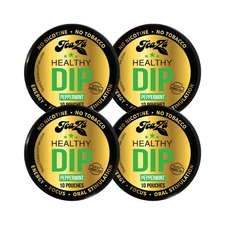 TeaZa Peppermint Flavored Drink Concentrate Tobacco Free Energy Pouches 10 Count