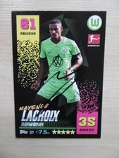 Maxence Lacroix autograph signed TC Topps Bundesliga "VFL Wolfsburg 2022/23"