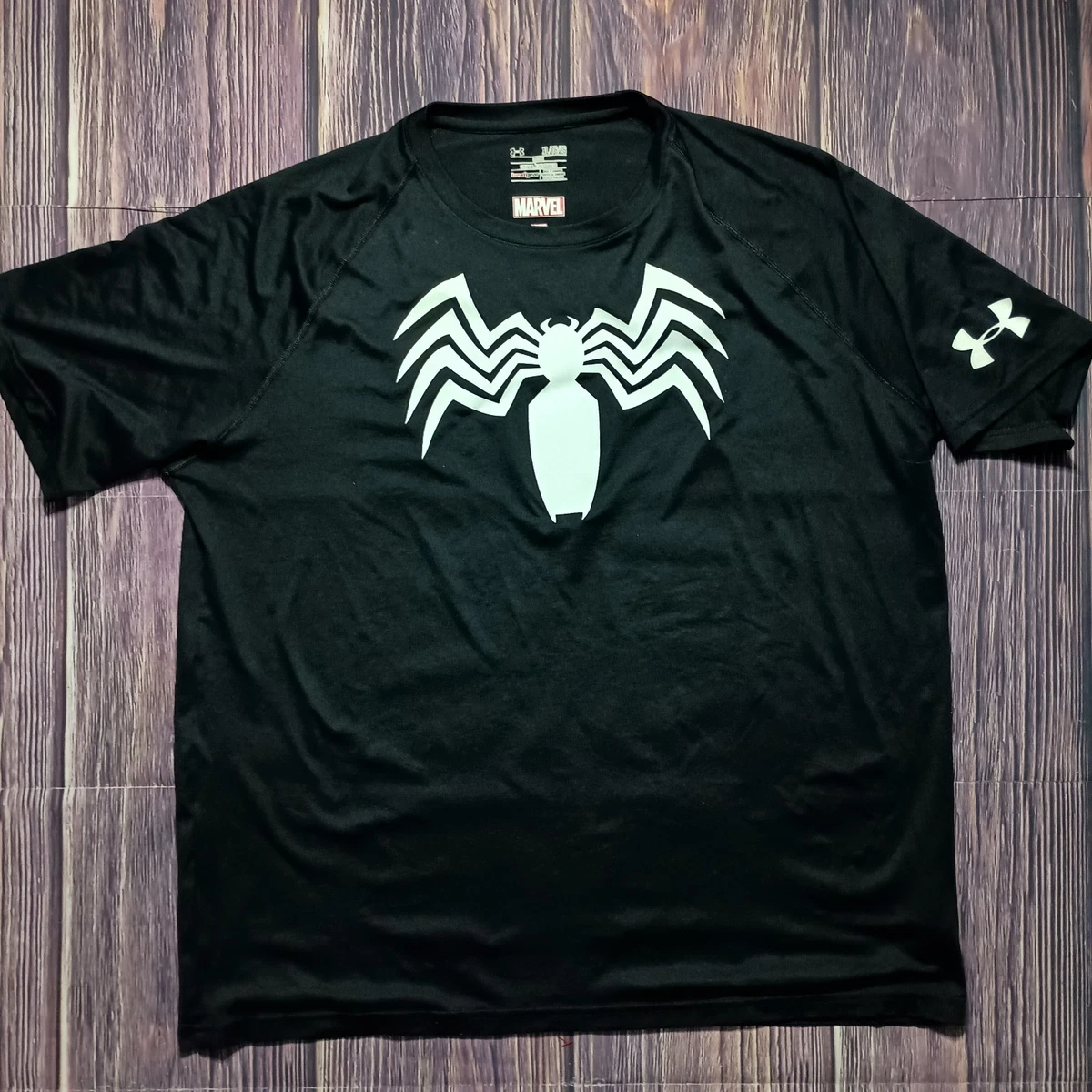 Marvel Avengers Cracked T-shirt voor heren, Zwart, XXL