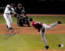 Scott Podsednik Signed 2005 World Series Walk Off HR Photo 11x14 Beckett