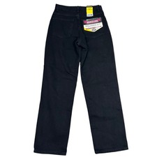 Deadstock Rustler Kids Black High Rise Relaxed Fit Denim Jeans Size 16