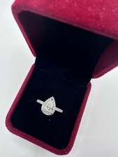 1 Ct Natural Diamond Engagement Ring  18ct White Gold Hatton Garden Value £5,450