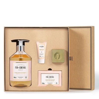 Fer à Cheval Pure Olive with Rose Gift-Box | Marseille Soap France