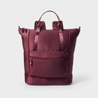 Women All in Motion Faux Neoprene Backpack Tote w/ Laptop Pocket -