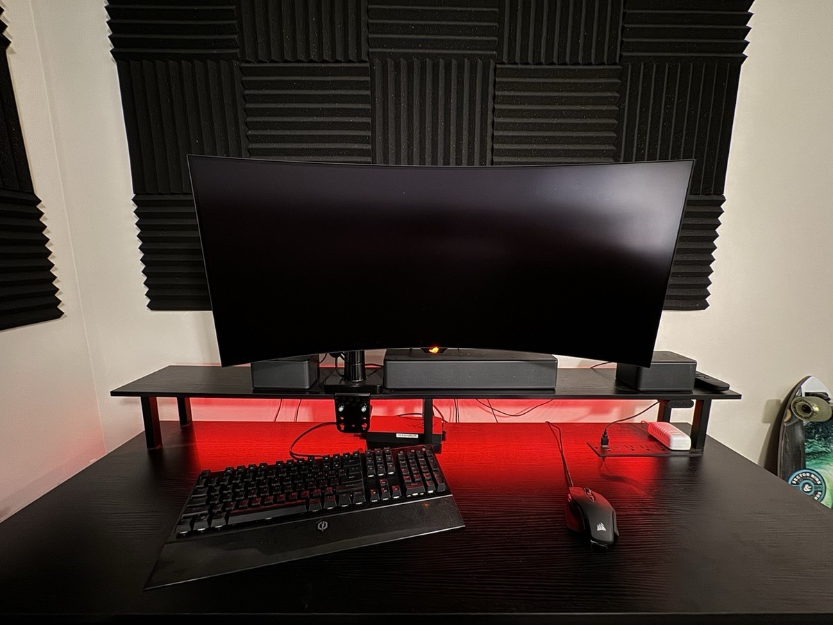 ASUS ROG Swift PG34WCDM 34” OLED Ultrawide 240Hz – Stand + Arm