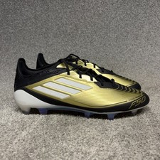 Adidas F50 Elite FG Messi Soccer Cleats Men's Size 7 Gold Black Shoes IG6717