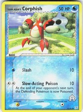 Team Aqua's Corphish 51/95 Common Team Magma vs Team Aqua Pokemon MP
