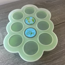 Wee Sprout Baby Food Silicone Green Freezer Tray Natures Little Cubes Click Lid