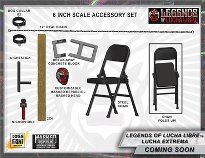 Hero H.A.C.K.S. Lucha Extrema 4-Inch Premium Accessory Pack