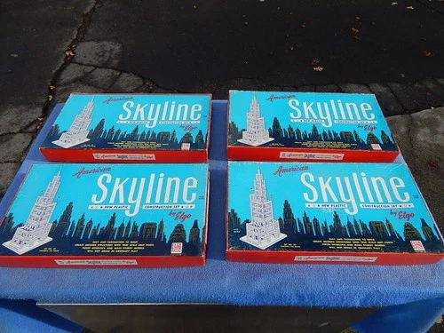 American Skyline by Elgo - four boxes Set No. 93 plus more from 5th set