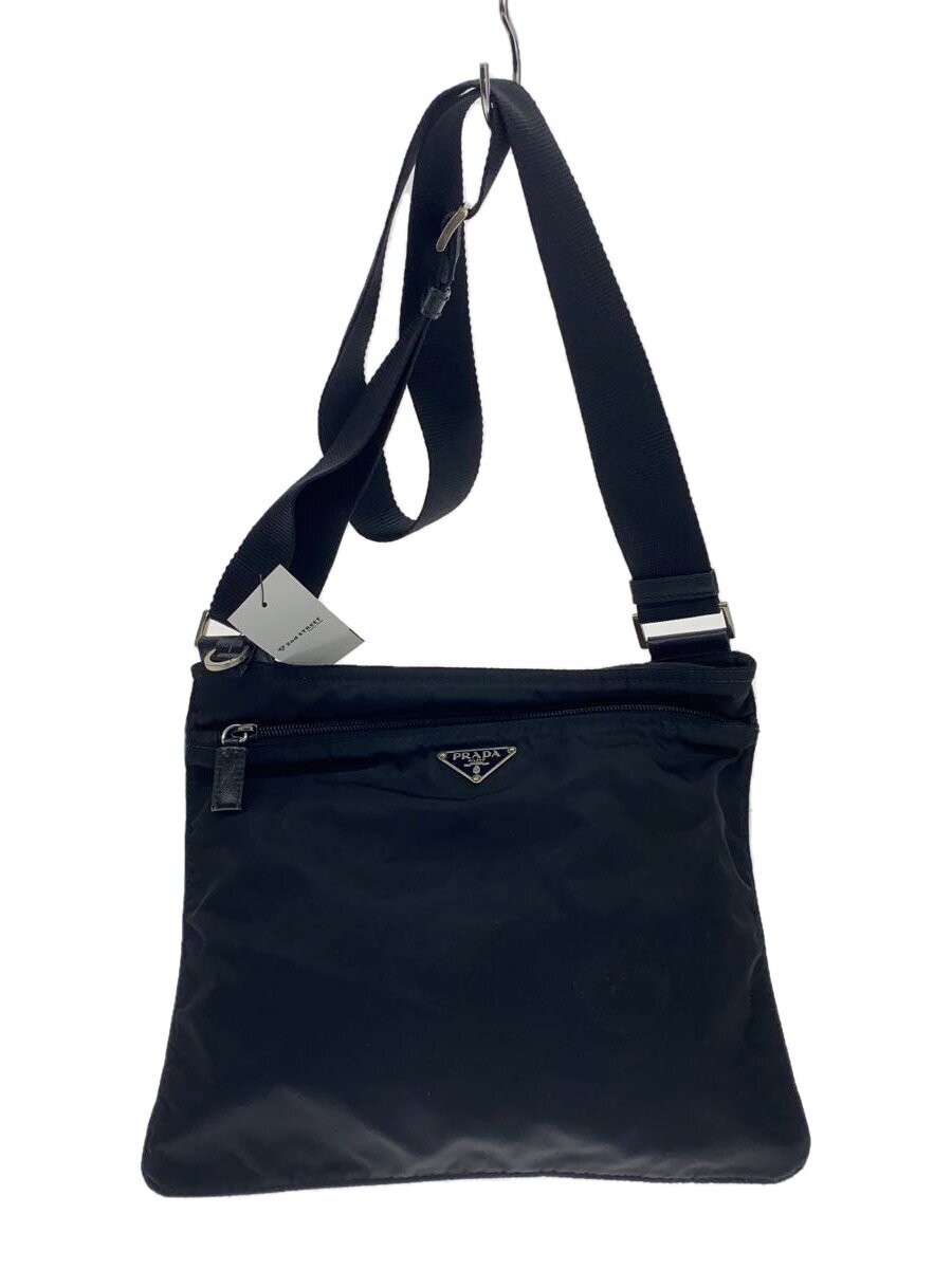 PRADA Black Nylon Shoulder Bag-image