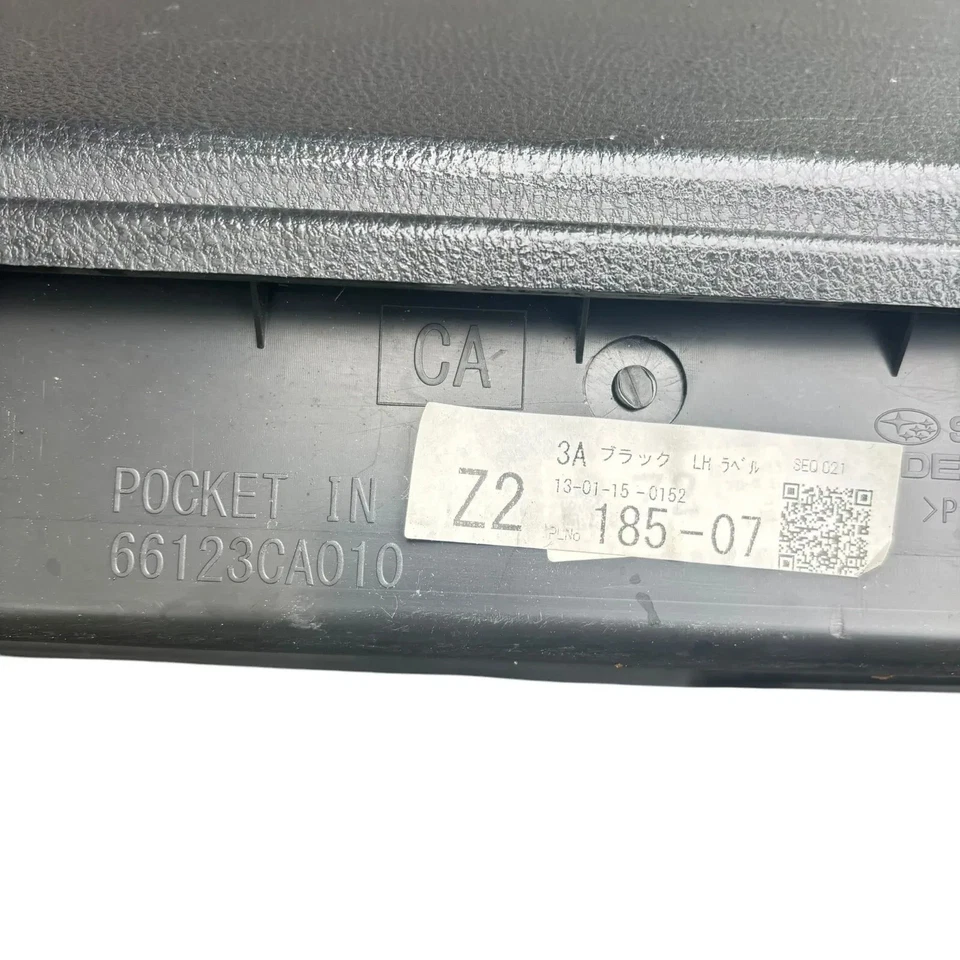 Scion FR-S Toyota 86 2013-2020 tablero guante puerta compartimento de almacenamiento caja negro fabricante de equipos originales Foto 2 de 3