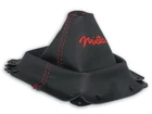 FOR MAZDA MX-5 MIATA NA 89-98 GEAR SHIFT BOOT GAITER LEATHER EMBROIDERY RED