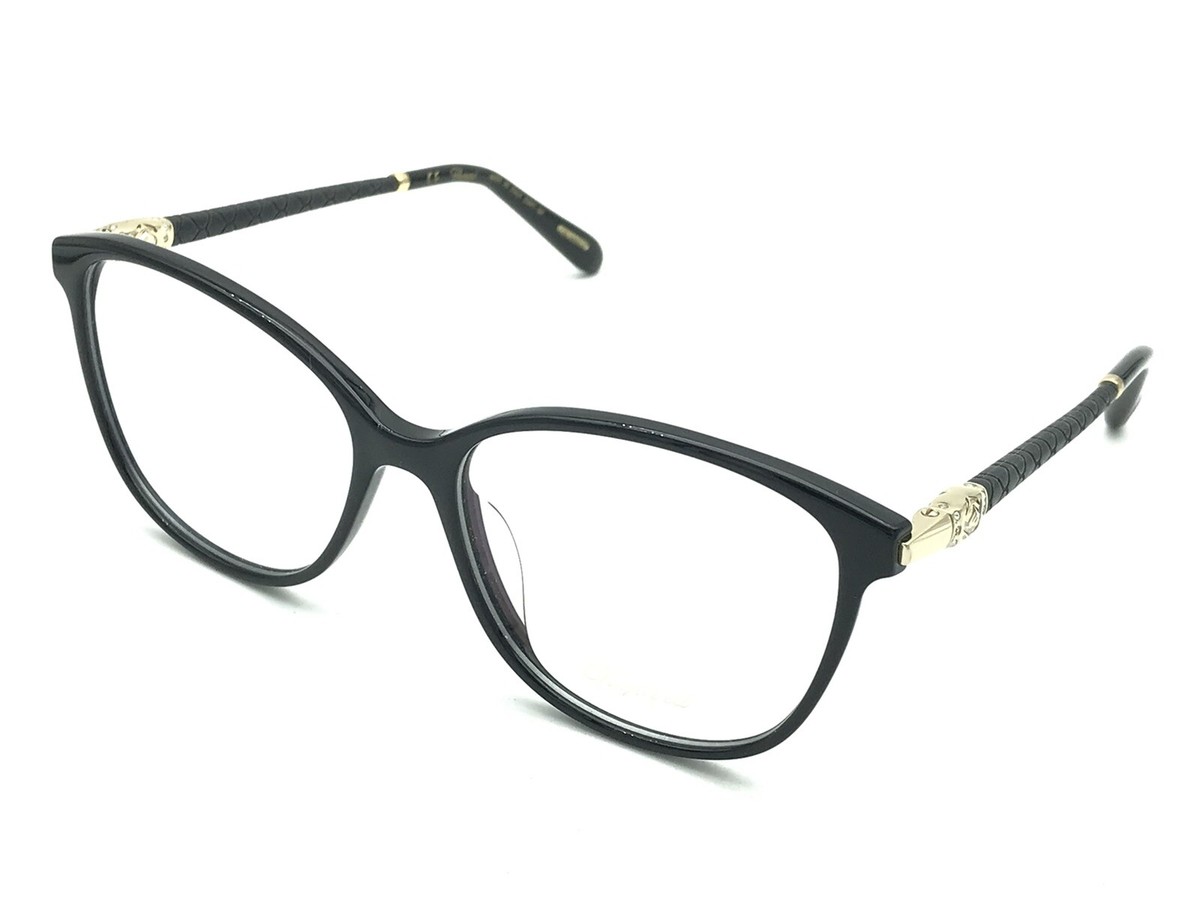 Chopard VCH255S 0700 Women's Black 23KT GP Eyeglasses Frames
