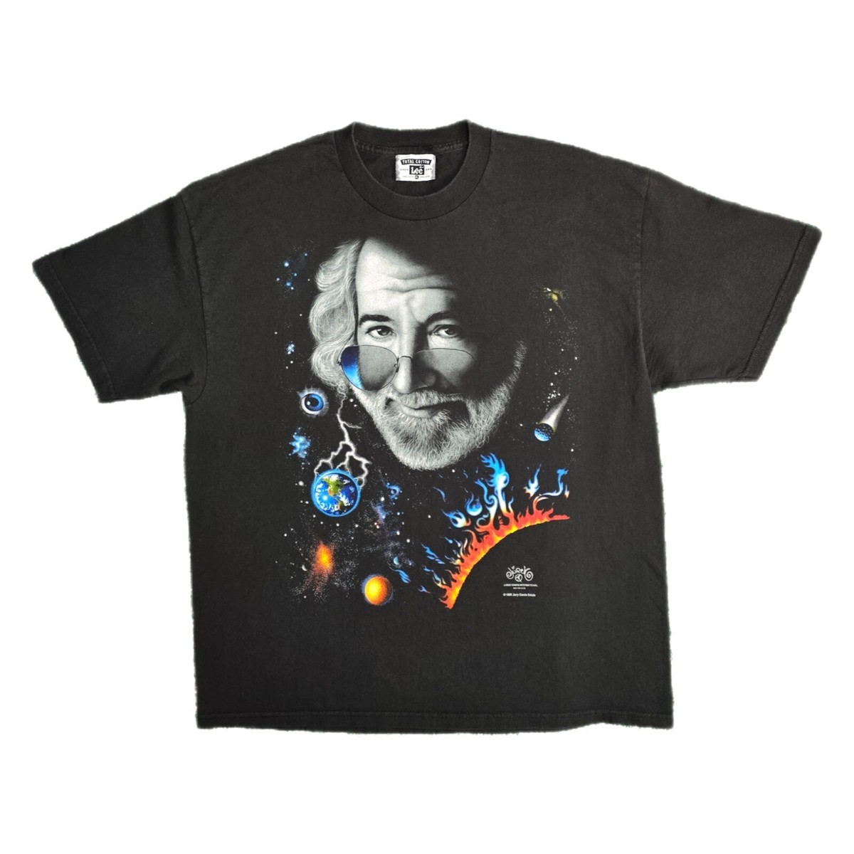 Vintage Jerry Garcia Shirt XL 1995 Jurek Grafix Grateful