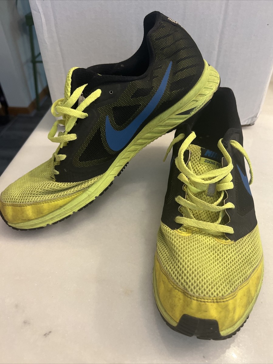 Nike Mens Zoom Fly 630915-704 Neon Green Black Running Shoes 