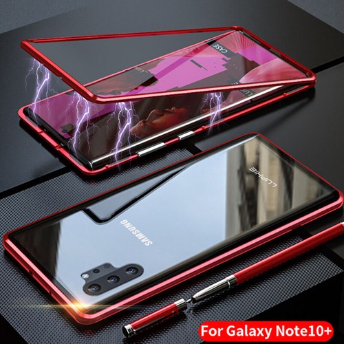 For Samsung S25 S24 S23 S22 Ultra FE Magnetic Metal Tempered Glass Case Cover - Picture 9 of 14