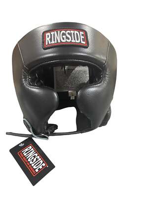 Ringside, Adults', Competition, Boxing, Headgear, Cheeks, Large, Black