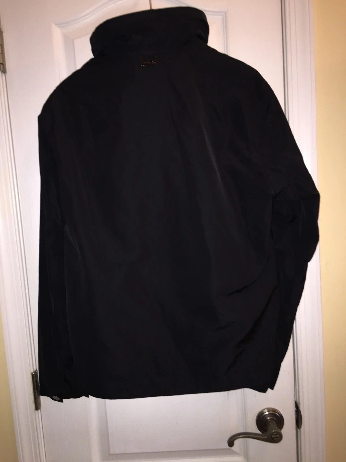 NWT $500 Michael Kors Convertible Hooded Black Outerwear Jacket Men's Coat L