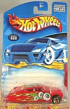 2001 Hot Wheels #80 Monster Series 4/4 PURPLE PASSION Red w/Gold 5 Sp Thailand