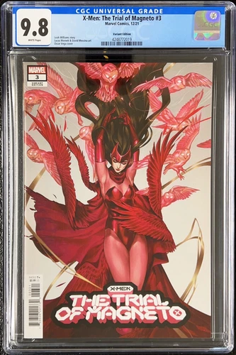X-Men: The Trial Of Magneto #3 Oscar Vega Scarlet Witch Cover (B) CGC 9.8