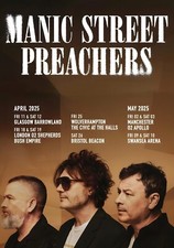 Listing image for MANIC STREET PREACHERS CRITICAL THINKING UK Tour poster print A1 23X33" FREE P&P