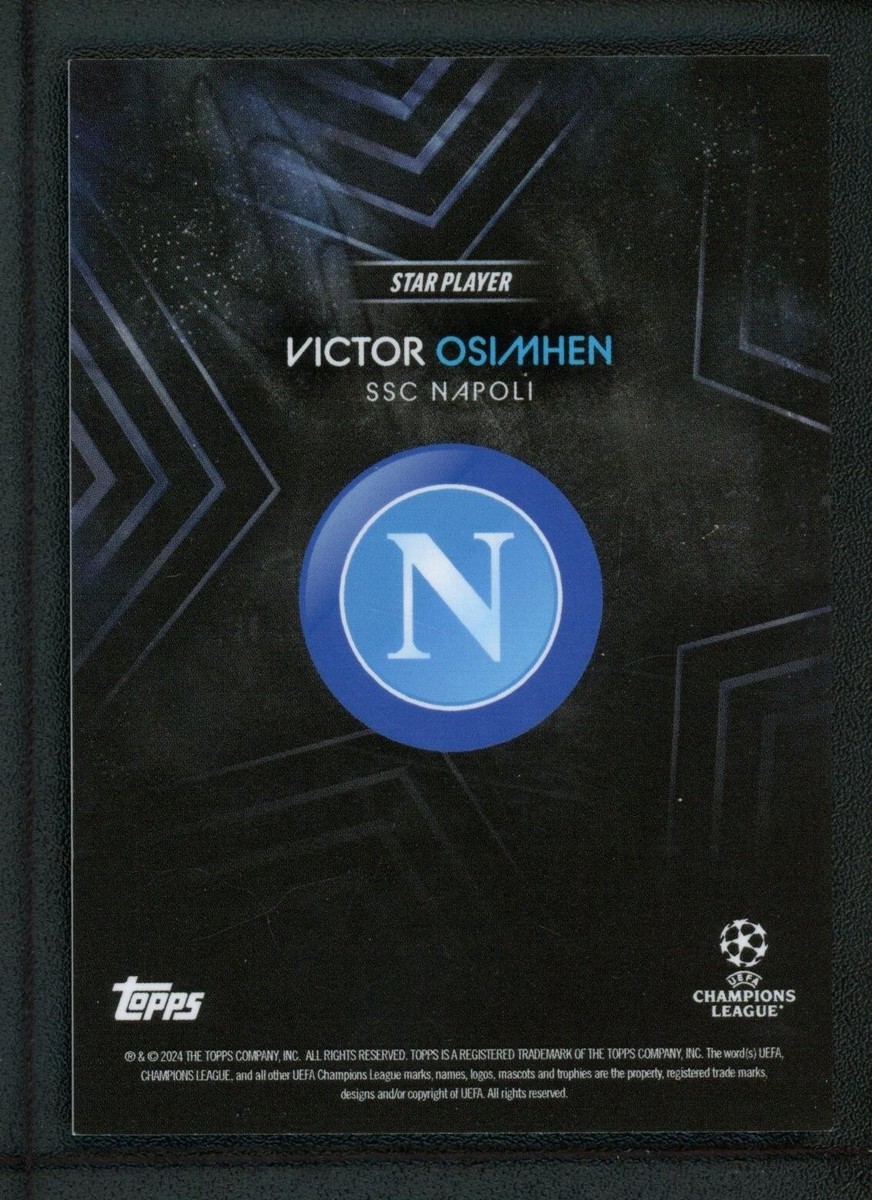 2024 VICTOR OSIMHEN 23/49 TOPPS KNOCKOUT UEFA CHAMPIONS LEAGUE
