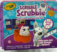 crayola scribble scrubbie pets scrub tub