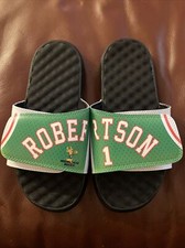 Oscar Robertson iSlide Milwaukee Bucks Slides Sandals Men's Boys Size 5 NEW NWOT