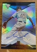 Sixto Sanchez Rookie Auto 2021 Panini Chronicles Titanium Free Shipping