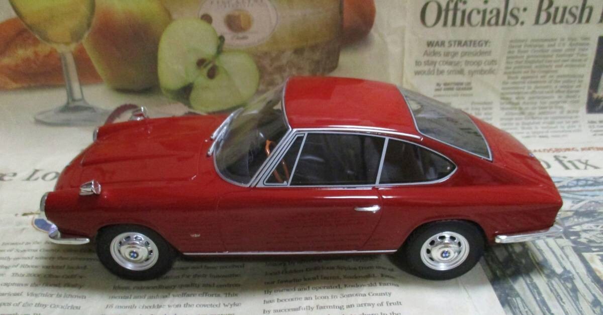 Bos 1/18 1968 Bmw 1600 Gt Kyosho Autoart Limited edition of Bos 1/18 1968 Bmw 1600 Gt Kyosho Autoart Limited edition of