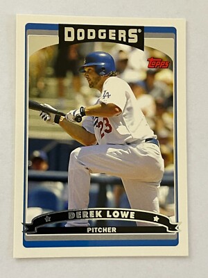 2006 TOPPS DEREK LOWE #547 PITCHER LOS ANGELES DODGERS BASEBALL