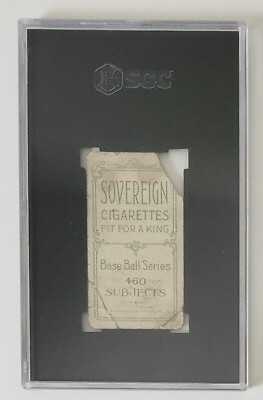 sovereign cigarettes 1911 Sovereign Cigarettes T206 Josh Devore New York Giants SGC A Authentic  Card