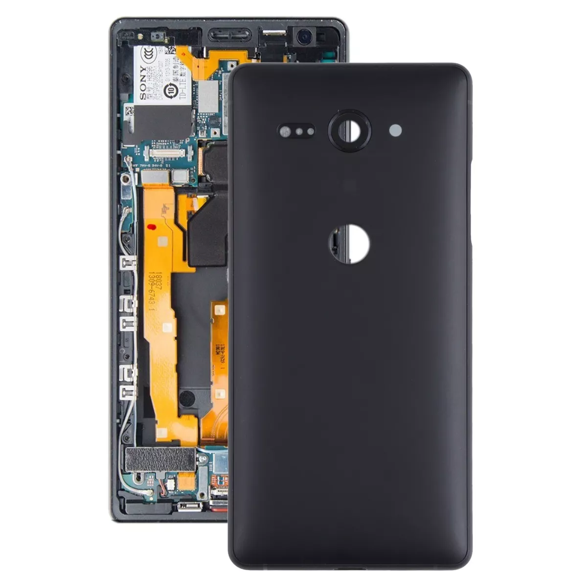 Battery Back Cover for Sony Xperia XZ2 Compact (Black)