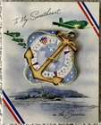 Unused WW2 WWII Anchor Ship Plane Sweetheart Military Vtg Greeting Card 1940s
