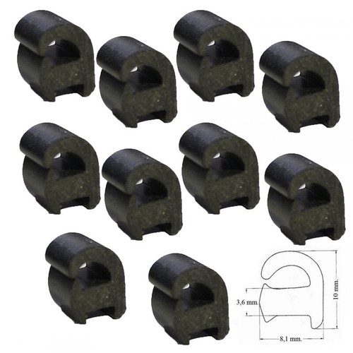 10PZ GOMMINI ANTIGRAFFIO GRIGLIA CUCINA PIANO COTTURA SMEG HOTPOINT ARISTON  GP01 | eBay