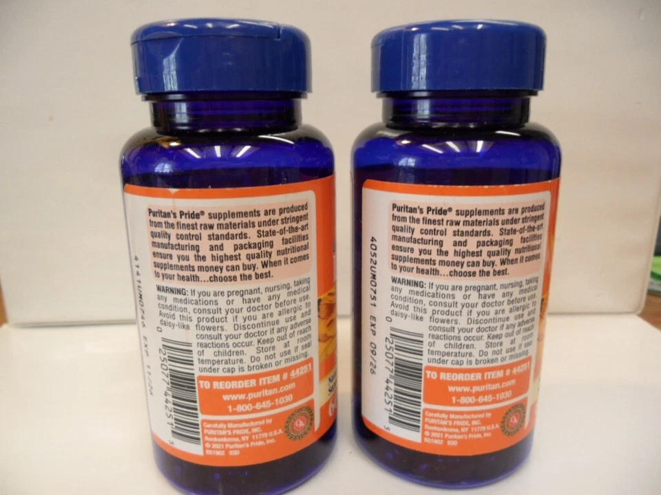 Luteína 40 mg con zeaxantina 60 cápsulas blandas (paquete de 2) apoya la salud ocular Foto 3 de 3