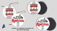 KOWLOON Ornament / Magnets - Collectible Gift Route 1 Saugus Defunct Restaurant