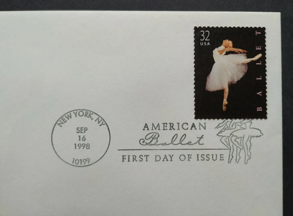 USA 1998 American Ballet 1v Stamp FDC (official issue) - Image 2 of 3