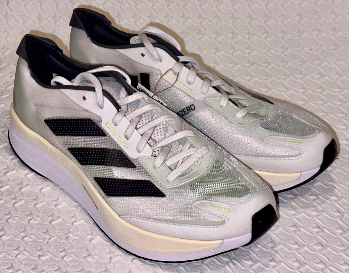ADIDAS Adizero Boston 11 White Night Metallic Running Shoes ADIDAS Adizero Boston 11 White Night Metallic Running Shoes