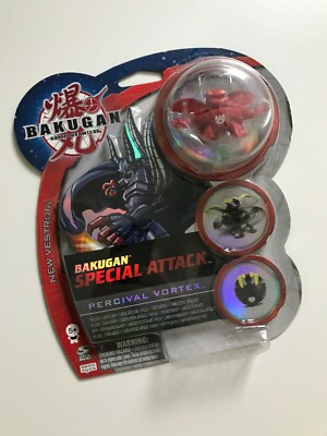 BAKUGAN Battle Brawlers Special Attack Percival Vortex (Rot) NEU OVP