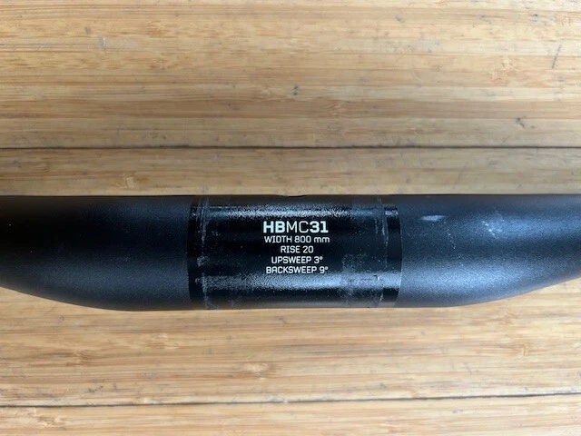 Manillar MTB ORBEA HBMC31 800mm ancho, 20mm elevación, barrido ascendente 3º, barrido trasero 9º Foto 2 de 4