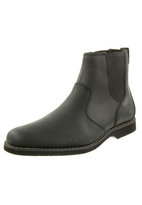 Timberland Woodhull Chelsea Herren Stiefelette Ankle Boots TB 0A413H Schwarz 