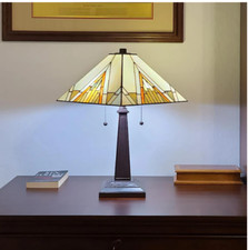 Lámpara de mesa múltiple AM348TL14 Amora Lighting 22 pulgadas con pantalla de vidrio