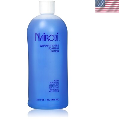 Wrapp-It Shine Foaming Lotion 32oz - Heat Protection & Anti-Breakage Formula