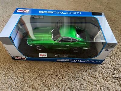 Maisto 1971 Datsun 240Z 特別版 1971 Datsun 240z Green 1/18 Diecast Model Car by Maisto