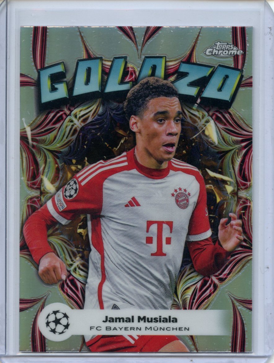 2023-24 Topps Chrome UEFA Jamal Musiala Golazo #GL-8 | eBay